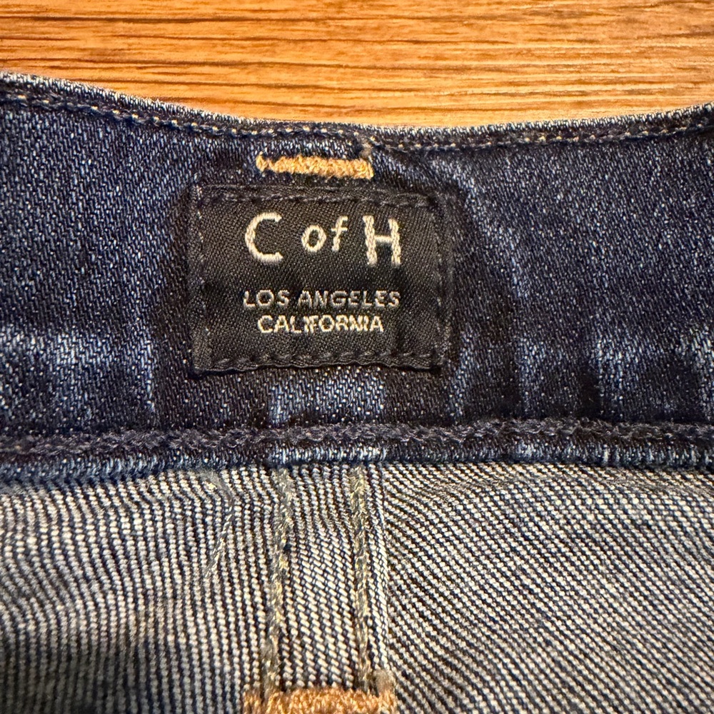 COH Emerson Slim Boyfriend 27" Button Fly Cropped Ankle Jeans Blue Ridge size 29 - Picture 6 of 14